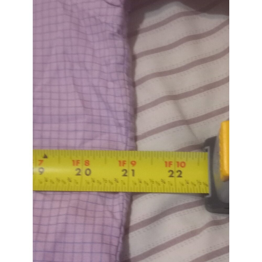 UNTUCKit Mens Shirt Medium M Lilac Purple Check Colonia Casual 100% Cotton - Picture 11 of 12